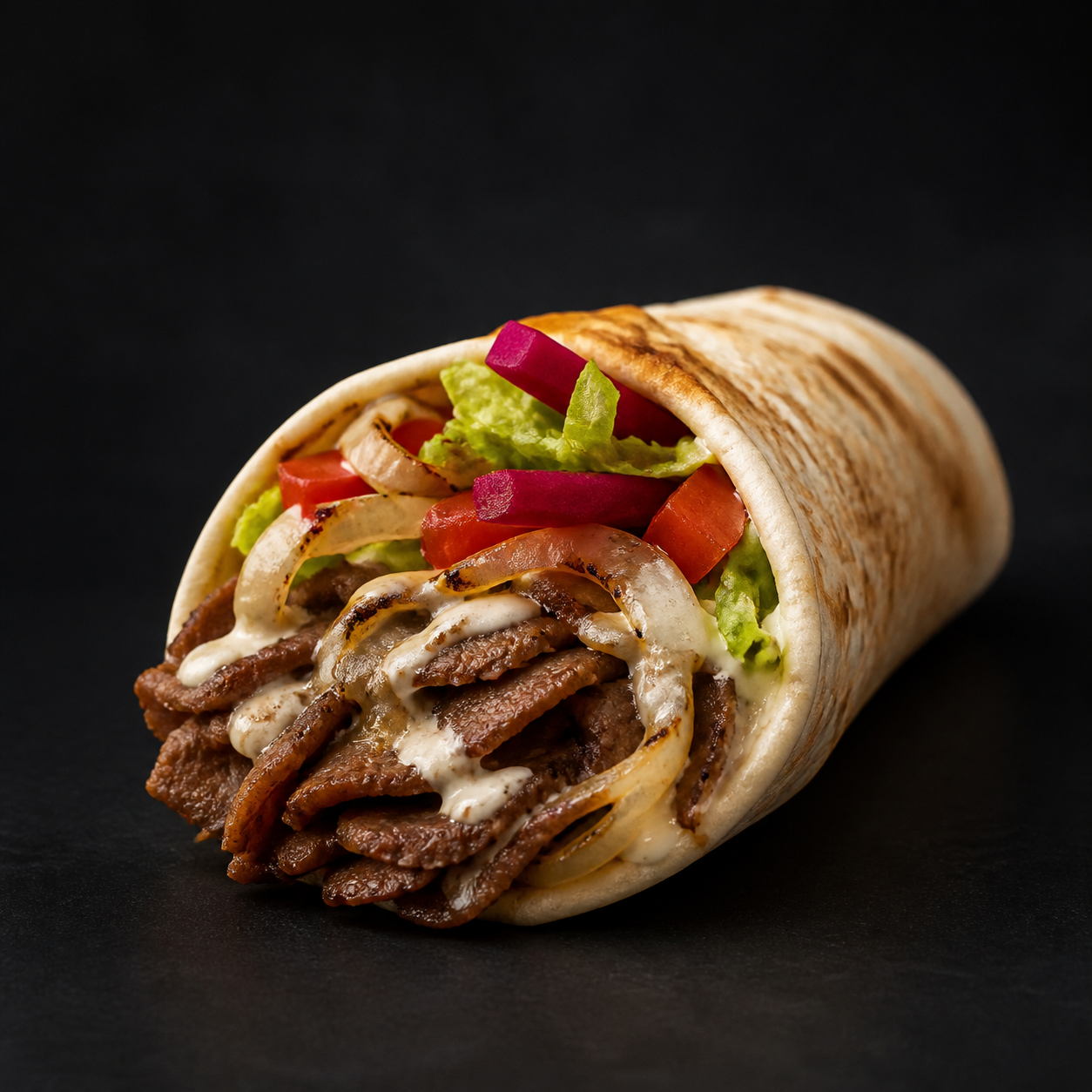 Beef Shawarma Wrap