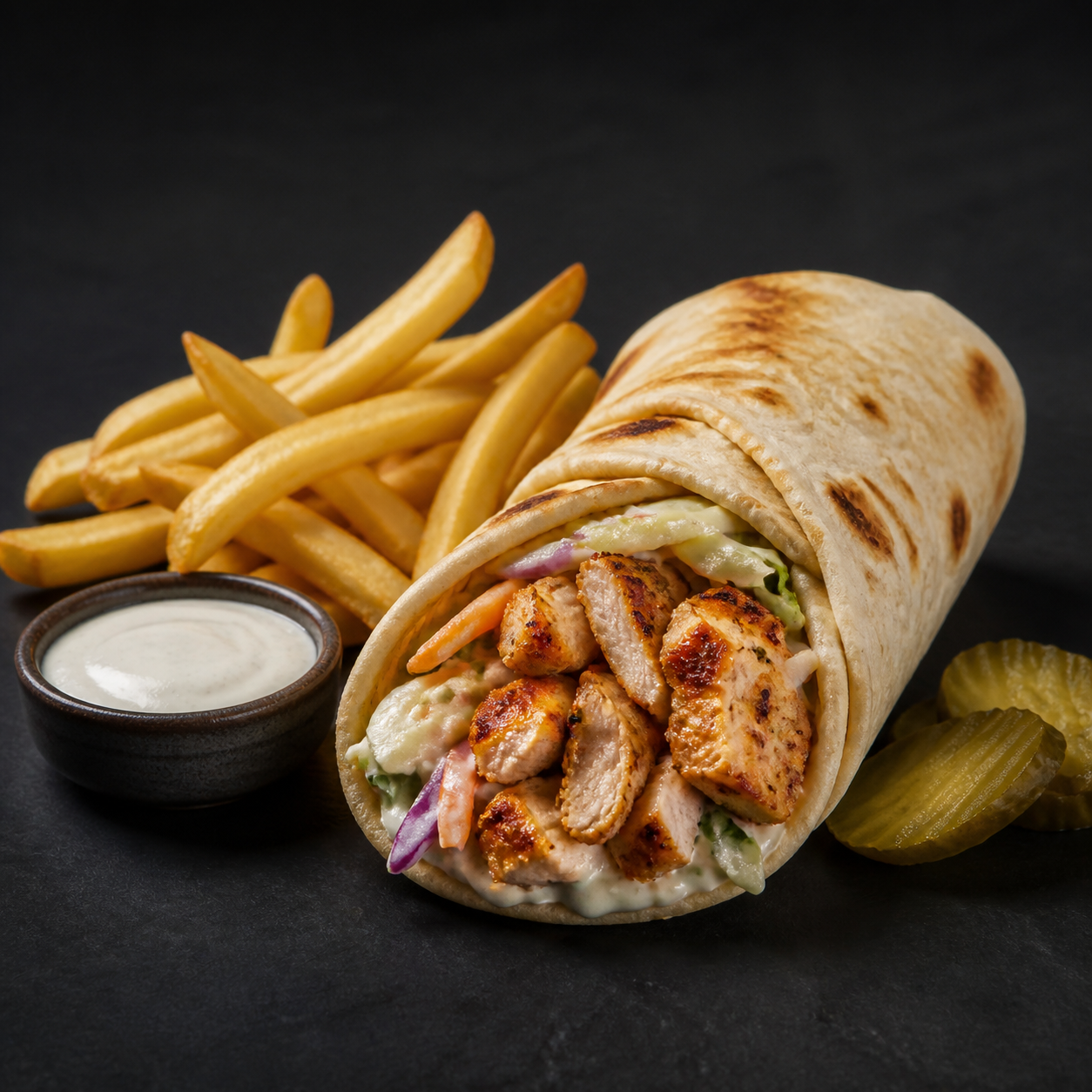 Shish Tawook Wrap